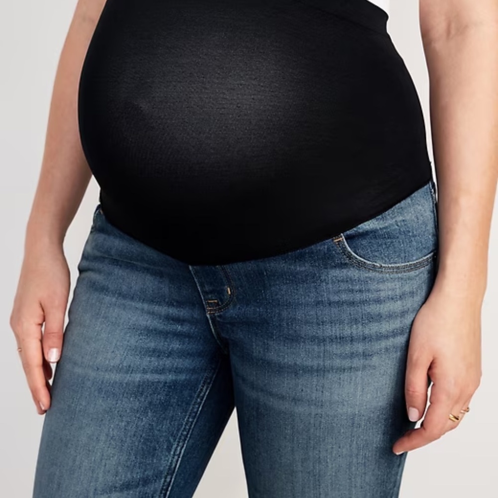 Old Navy Maternity Jeans Full Panel Size 16